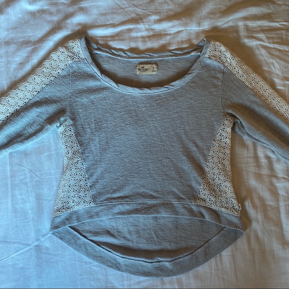 Gray High Low Top